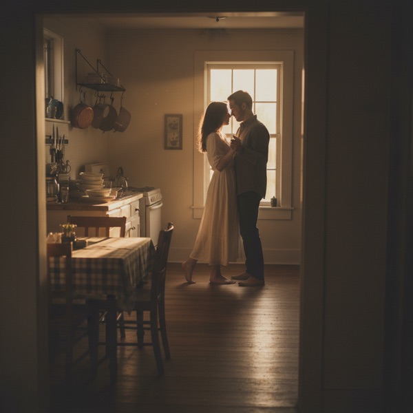 Dancing in the kitchen